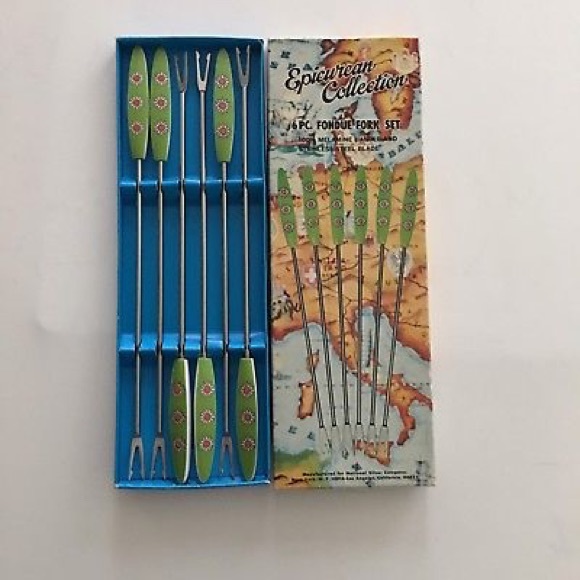 Epicurean Collection Fondue Forks Set of 6 Vibtage